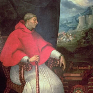 Portrait of Cardinal Francisco Ximenez de Cisneros (1437-1517), 1604 (oil on canvas)