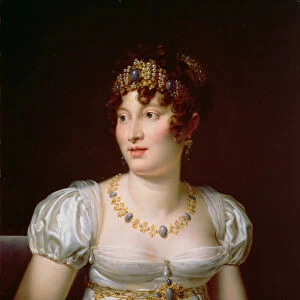Portrait of Caroline Murat (oil on canvas)