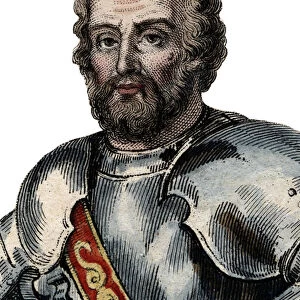 Portrait of Chevalier de Bayard (1476-1524), French soldier