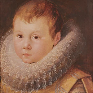 Portrait of a child (oil on canvas)