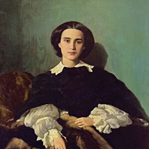 Portrait of the Contessa G. Tempestini, 1854 (oil on canvas)