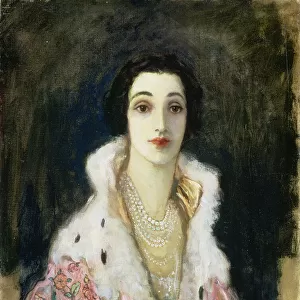 Portrait of the Countess of Rocksavage (Sybil Sassoon) 1922 (oil on canvas)