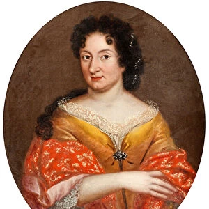 "Portrait d Anna Mons, maitresse du tsar Pierre Ier"