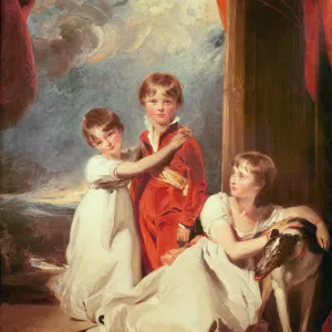 Portrait of the Fluyder Children, 1805 (oil on canvas)