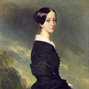 Portrait of Francisca Caroline de Braganca (1824-98) 1844 (oil on canvas)