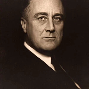 Portrait of Franklin D. Roosevelt by Vincenzo Laviosa, 1932 (silver print photograph)