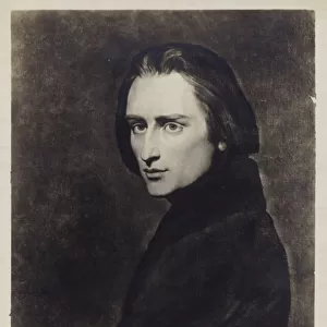 Portrait of Franz Liszt (litho)