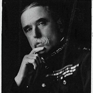 Portrait of General John French (1852-1925), English soldier, commander of the British army during the First World War. Photograph in " Readings for All" of May 1, 1915