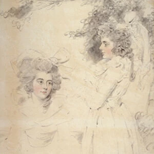 Portrait of Georgiana, Duchess of Devonshire and Lady Elizabeth Foster