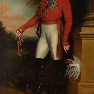 Portrait of H. R. H. Adolphus Frederick, Duke of Cambridge (1774-1850), 1847 (oil on canvas)