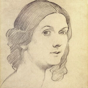 Portrait of Isadora Duncan (1877-1927), 1908 (charcoal on paper)