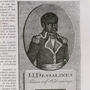 Portrait of Jean-Jacques Dessalines (c. 1758-1806) (engraving)