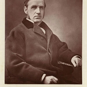 Portrait of John Morley (b / w photo)