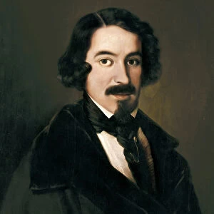 Portrait of Jose de Espronceda (1808-1842), 1840 (oil on canvas)