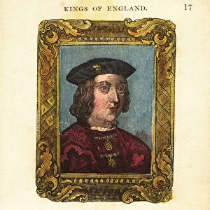 Portrait of King Edward the Fourth, Edward IV of England, born 1443, began reign 1461 and died 1483