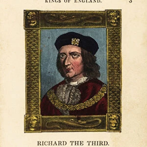 Portrait of King Richard the Third, Richard III of England, born 1450, began reign 1483 and died 1485
