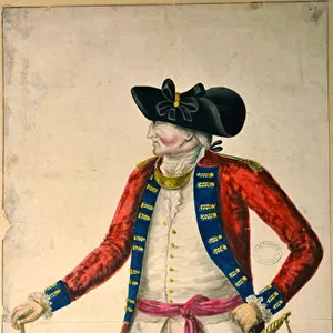 Portrait of Lieutenant Colonel Chadwick, late 18th century (w / c on paper)