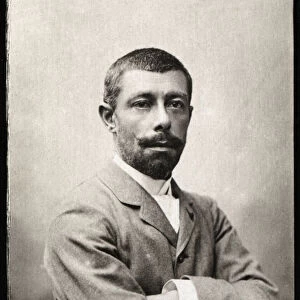 Portrait of Louis Alexandre Antoine Mizon (1853-1899), French explorer