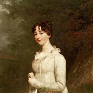 Portrait of Marcia. B. Fox (oil on canvas) (detail of 272237)