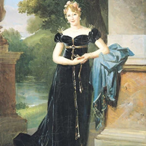 Portrait of Marie Laczinska (1786-1817) Countess Walewska, 1812 (oil on canvas)