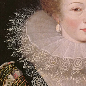 Portrait of Marie Vignon (detail) (oil on canvas)