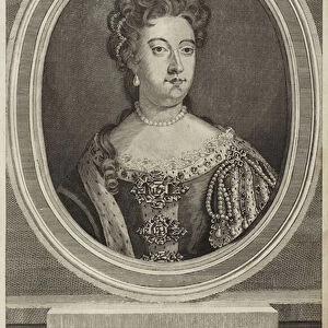 Portrait of Mary II of England (engraving)