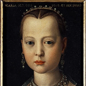 Portrait of Mary of Medici (1540-1557) daughter of Cosimo I of Tuscany