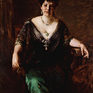 Portrait of Mrs, c. 1910 (oil on canvas)
