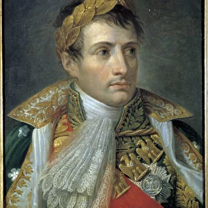 Portrait of Napoleon I, painting by Andrea Appiani (1754 - 1817). Museo del Risorgimento