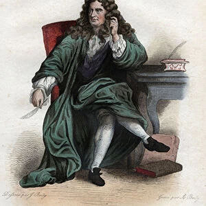 Portrait of Nicolas Boileau Despreaux (1636-1711), French poet and critic