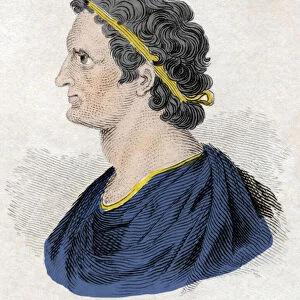 Portrait of Pharaoh Ptolemee II Philadelphus (Ptolemy II Philadelphus) (ca. 309-246 BC)