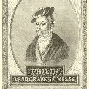 Portrait of Philip of Hesse (engraving)