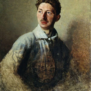 Portrait of the poet Sergey Gorodetsky (1884-1967) 1909 (oil on canvas)