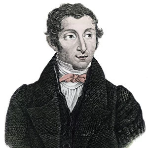 Portrait of Rene Caillie - English explorer - Portrait of Rene Caillie (1799 -1838