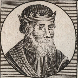 Portrait of Robert I (866--923), King of West Francia from 922 to 923