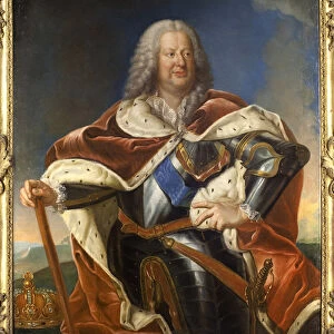Portrait of Stanislas Leszczynski (Leszczinski, 1677-1766), king of Poland