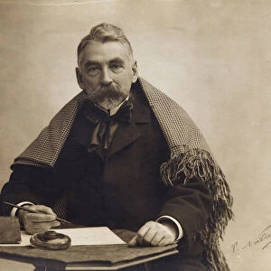 Portrait of Stephane Mallarme (1842-1898), by Nadar, Gaspard-Felix (1820-1910)