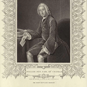 Portrait of William Pitt the Elder (engraving)