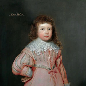 Portrait of a young boy thought to be Lucius Cary, 3rd Viscount Falkland, c