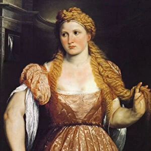 Portrait of a Young Woman at Her Toilet - Paris Bordone (Bordon) (1500-1571)