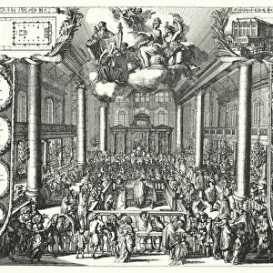 The Portuguese Synagogue, Amsterdam, 1675 (engraving)