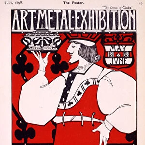 Poster for Art Metal Exhibition at the Royal Aquarium, 1898 (colour litho)