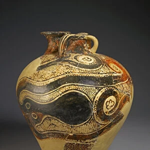 Pottery Jar with Octopus Design, Knossos, Crete, Late Minoan period II, c