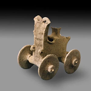 Prehistoric model Chariot (baked clay)