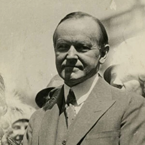 Pres Coolidge, 1924 (gelatin silver photo)