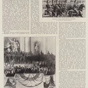 The Presidential Inauguration in the United States (litho)