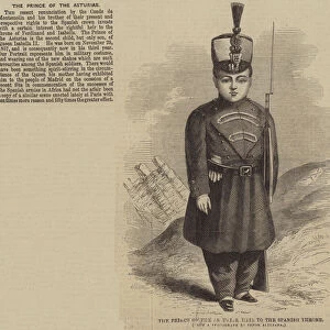 The Prince of the Asturias, Heir to the Spanish Throne (engraving)