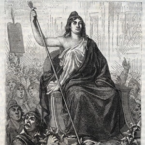 The Procession of the Goddess of Reason, 10th November 1793