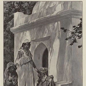 A Professional Fortune-Teller in Morocco (engraving)