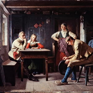 Proposal (The Rivals), c. 1880 (oil on canvas)